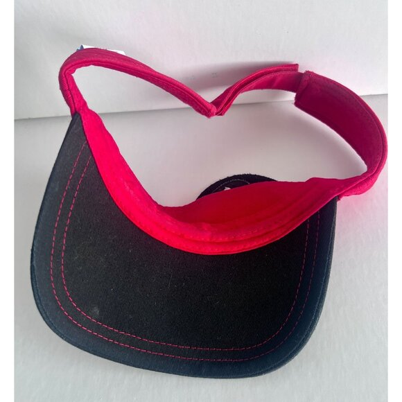 Disney Minnie Mouse Red & Black Visor Hat For Woman or Older Kids - Picture 6 of 11